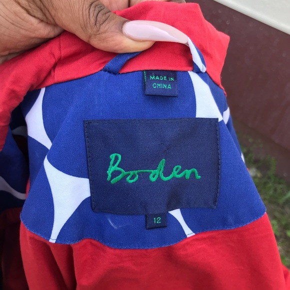 Boden Longline Raincoat - Picture 5 of 6